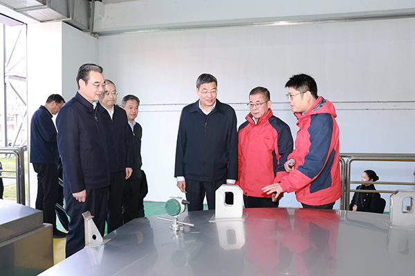 2024年11月29日，江苏省委常委、常务副省长马欣调研99905cm银河酒业